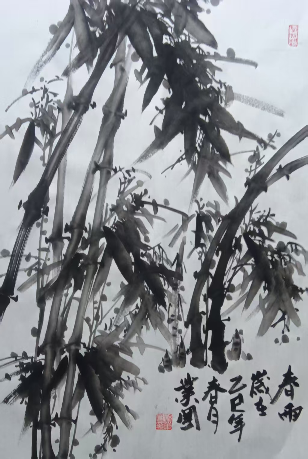 7祝业国 《春雨》 7祝业国 《春雨》