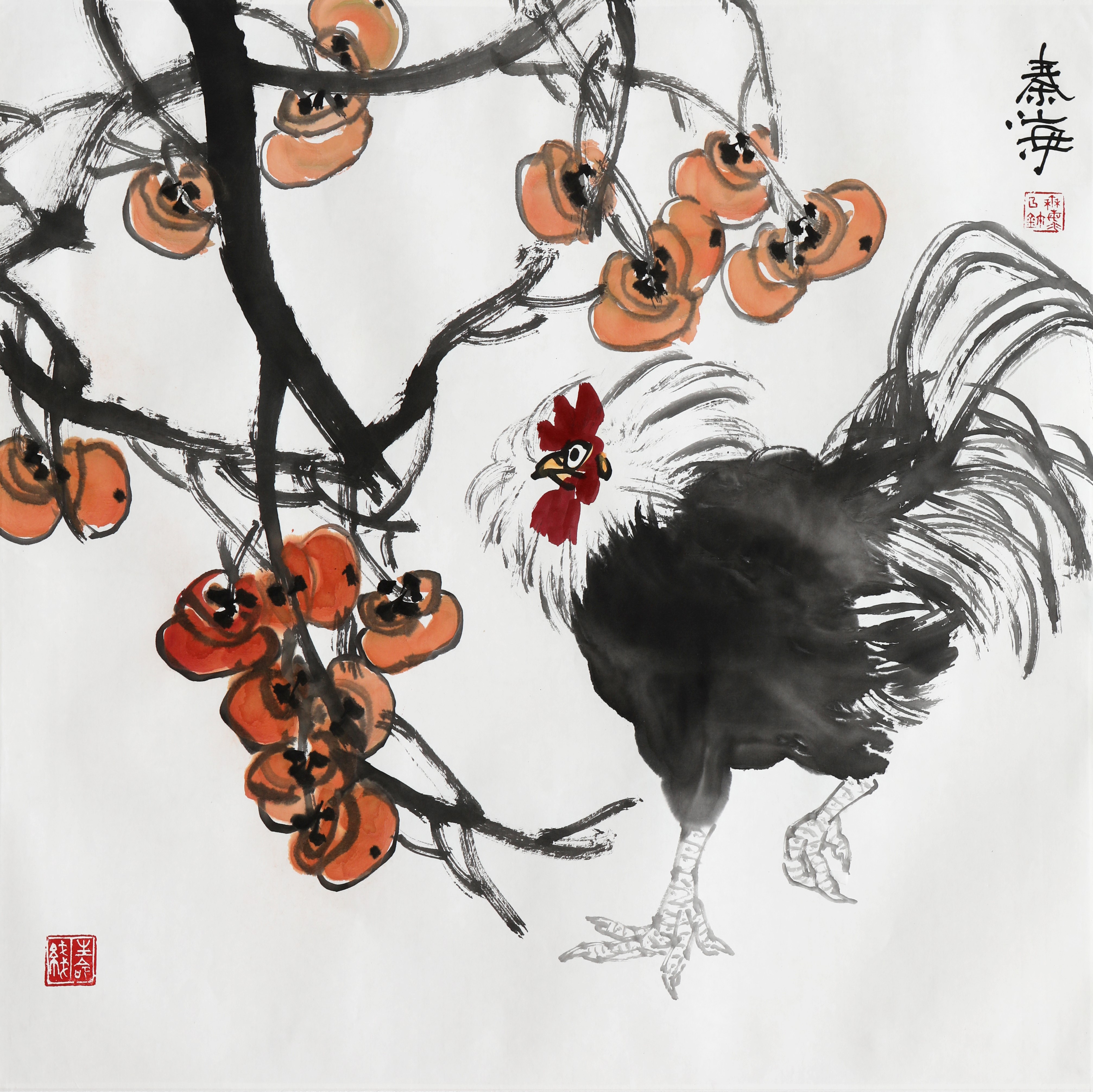 柿映鸿吉(10)68X68CM2025 柿映鸿吉(10)68X68CM2025