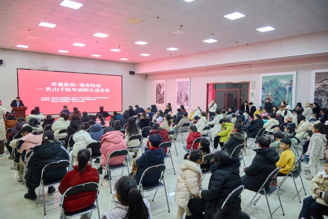 非遗新韵·瑞春纳福！乳山手绘年画师生迎春展精彩开启