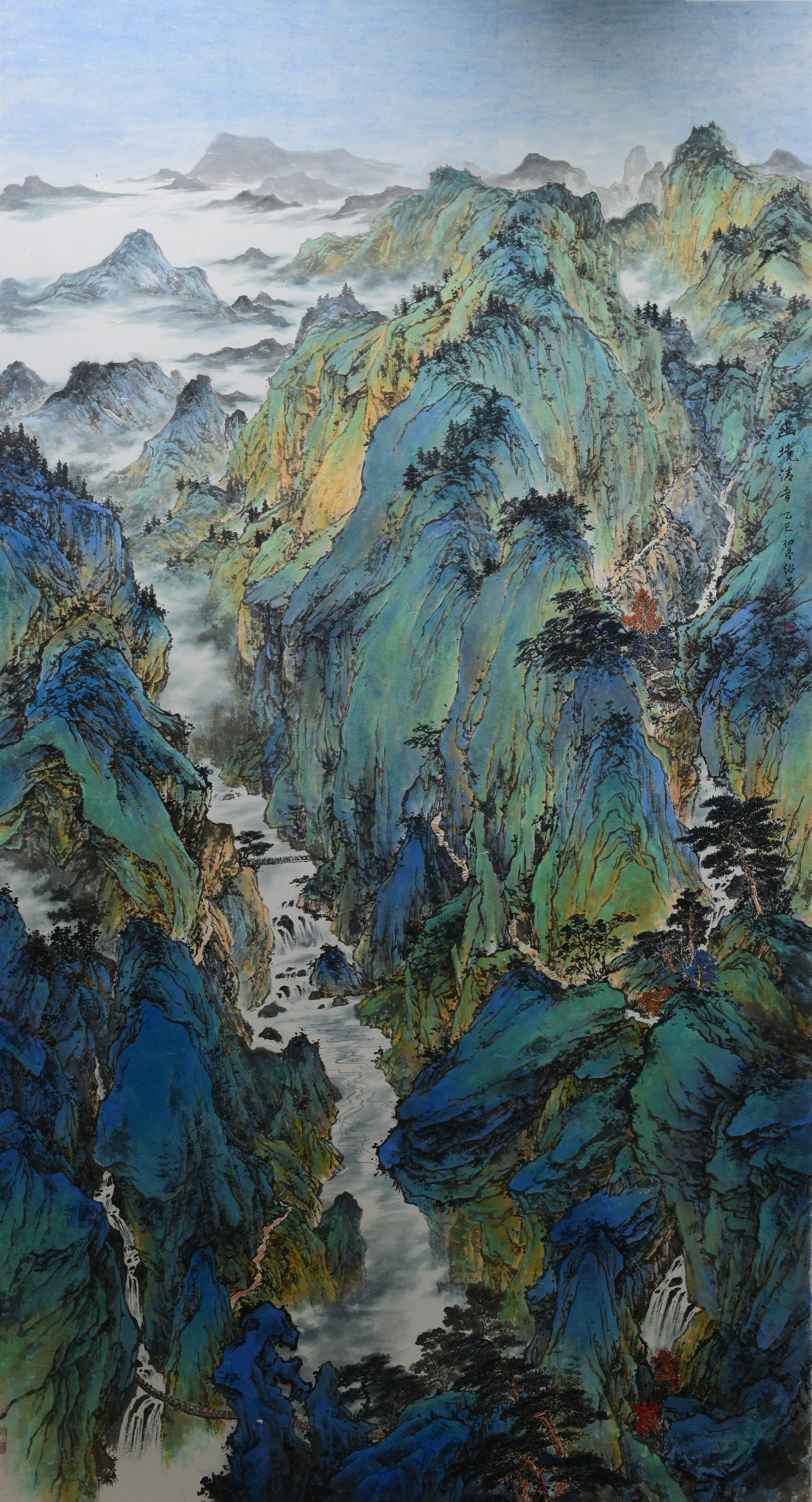 21谭绍晶 《幽境清音》160X210cm