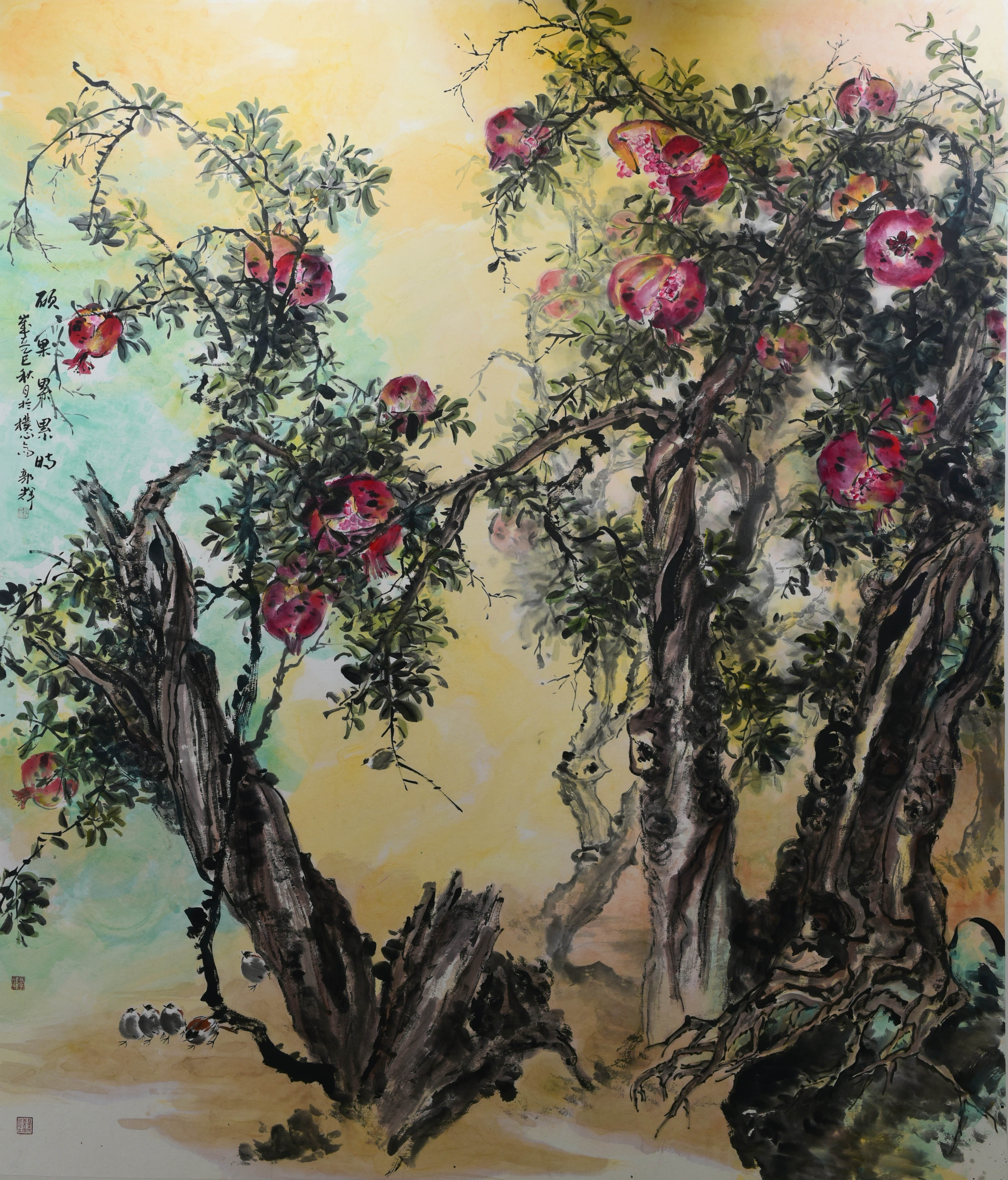 17郭辉 《硕果累累时》180X200cm