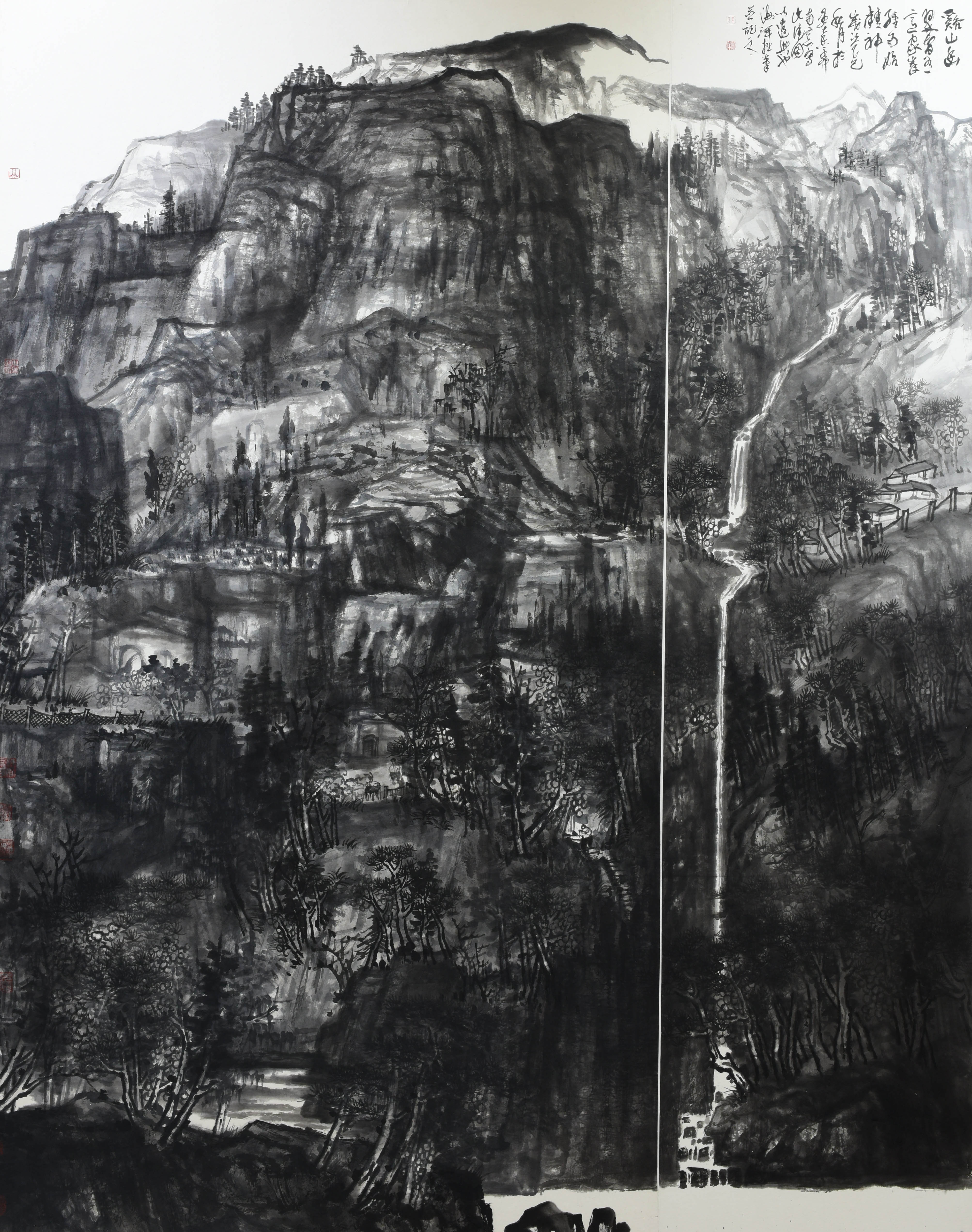 12宋海洋 《溪山幽翠》180X200cm