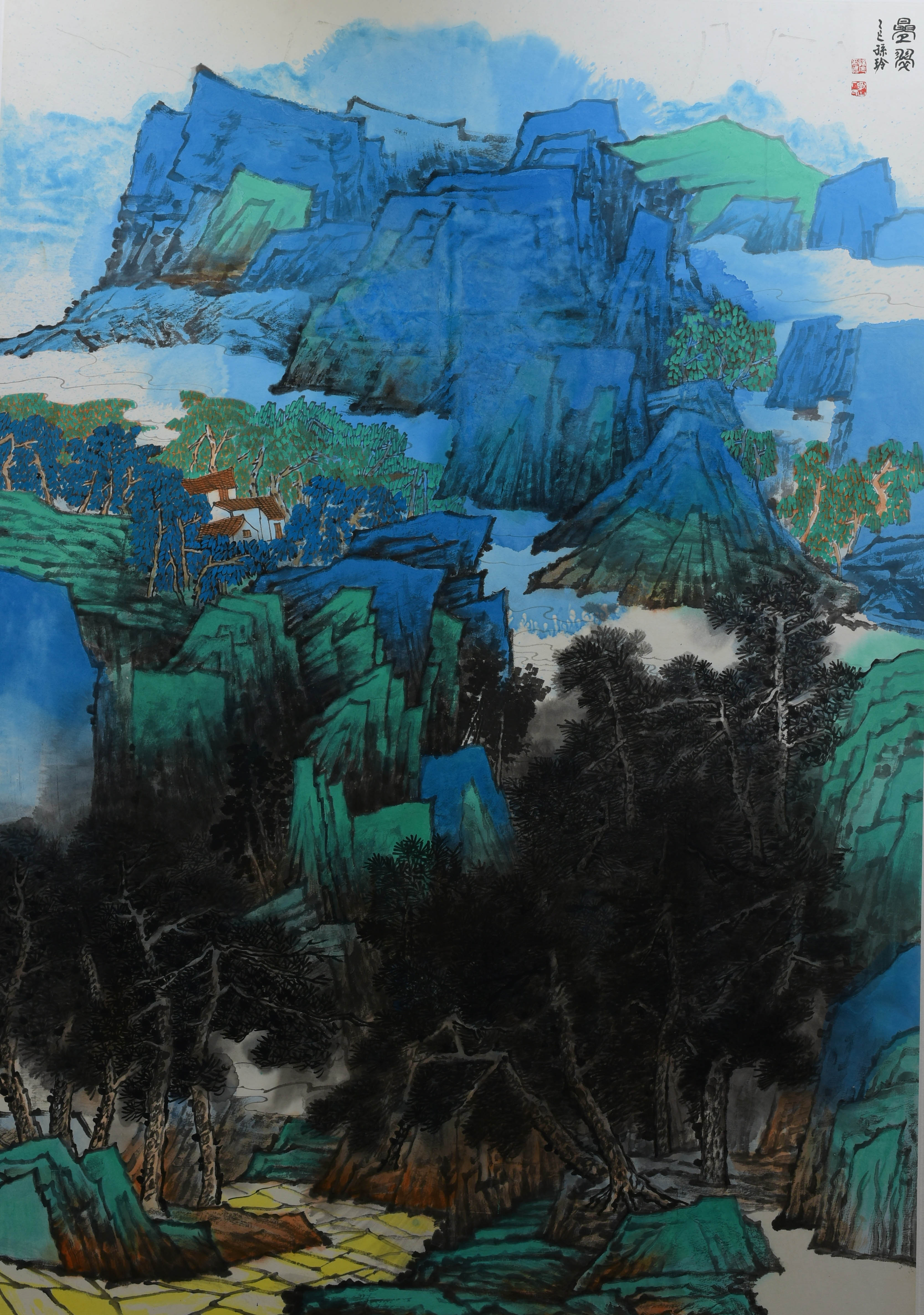 6孙玲 《叠翠》160X200cm